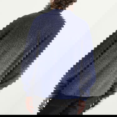 Пуловер Dime Ombre Mohair Collared Double Zip Knit Синьо | DIMEHO258BLU, 3