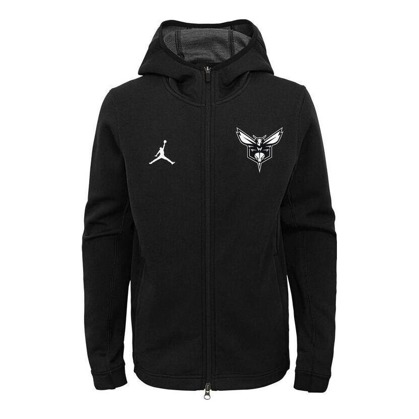 Суитчър Jordan Charlotte Hornets Full-Zip Hoodie Черно | 940865-010, 0