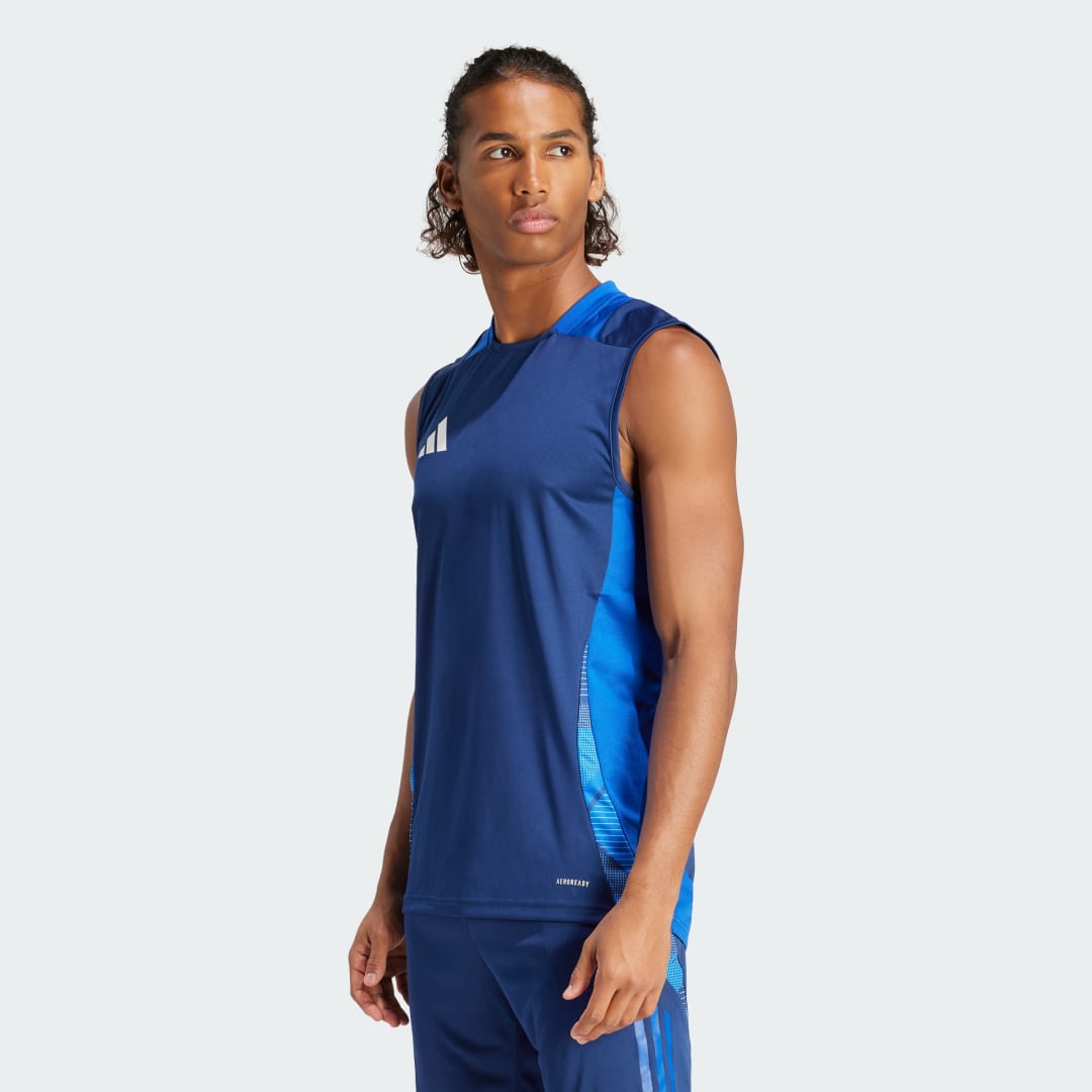 Фланелка adidas Performance Tiro 24 Competition Training Sleeveless Jersey Тъмно синьо | IR5476, 1