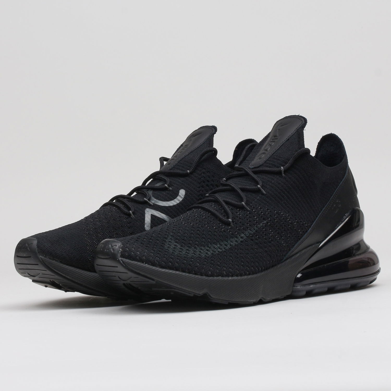 Кецове и обувки Nike Air Max 270 Flyknit ''Triple Black'' Черно | AO1023-005, 1