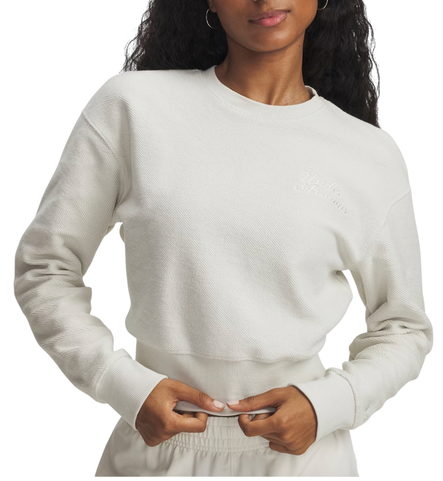 Icon Terry Varsity Crewneck Sweatshirt