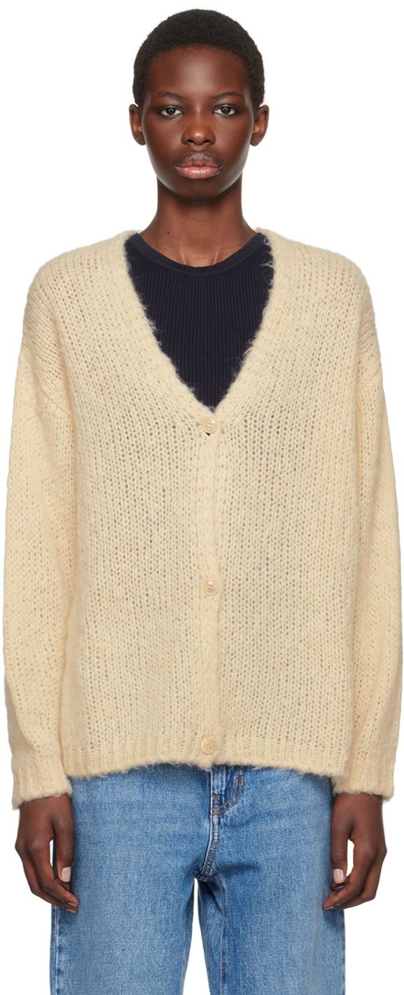 Пуловер Max Mara Max Mara Women's Arduino Knit Cardigan Бежово | 2425346011600