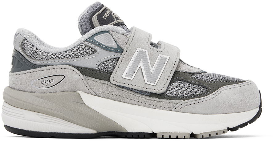 Кецове и обувки New Balance FuelCell 990v6 Hook & Loop Сиво | PV990GL6, 0