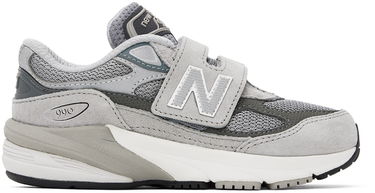 Кецове и обувки New Balance FuelCell 990v6 Hook & Loop Сиво | PV990GL6, 0