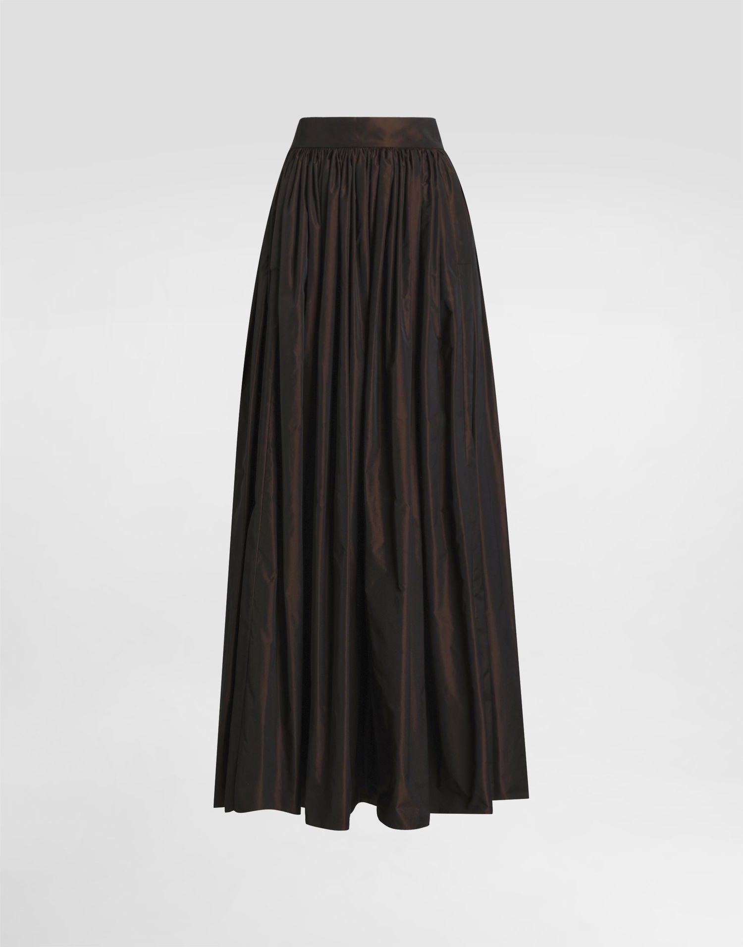 Пола Dolce & Gabbana Long Circle Taffeta Skirt Кафяво | F4C2UTHUMJDS8152, 0