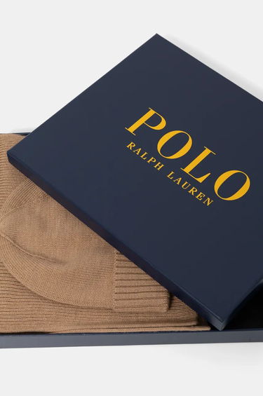 Шал Polo by Ralph Lauren Wool Hat and Scarf Set Кафяво | 710951146, 5