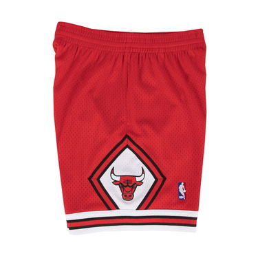 Къси панталони Mitchell & Ness Chicago Bulls NBA Swingman Shorts Червено | SMSHGS18223-CBUSCAR97, 3