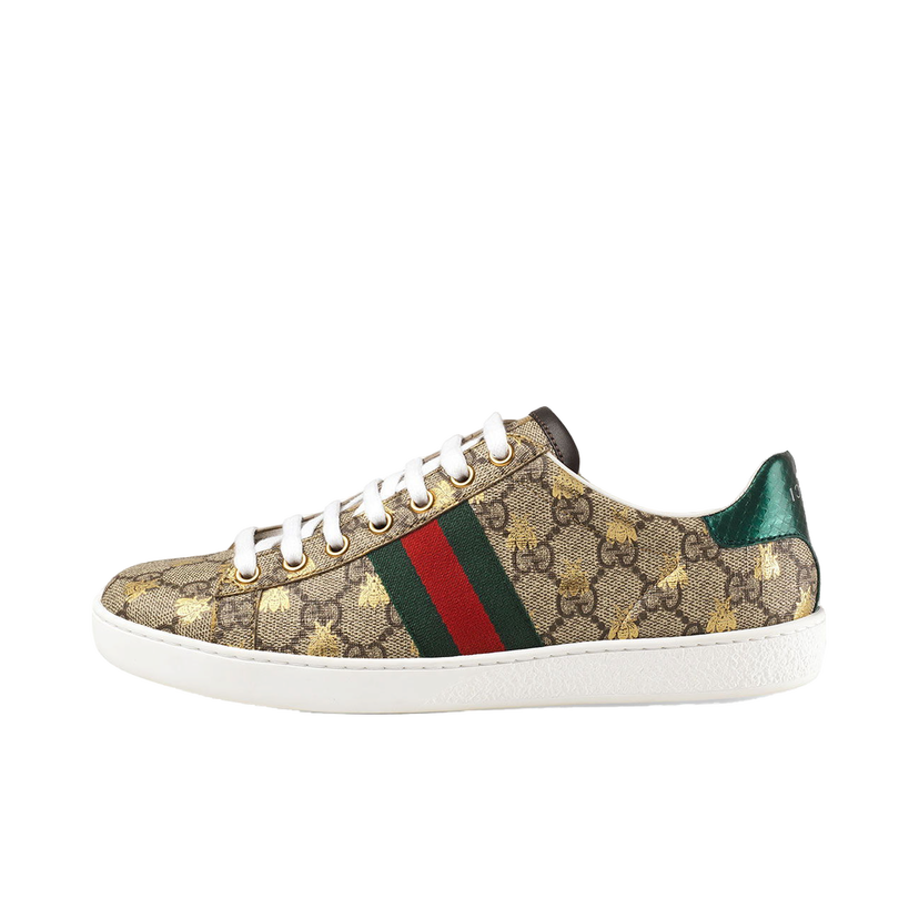 Кецове и обувки Gucci Ace 'GG Supreme Bees' (W) Бежово | 550051 9N020 8465 / 550051 9N050 8465
