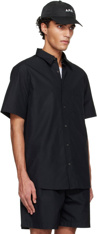 Риза A.P.C. Bart Short Sleeve Shirt Кафяво | COHLE-M12005, 4
