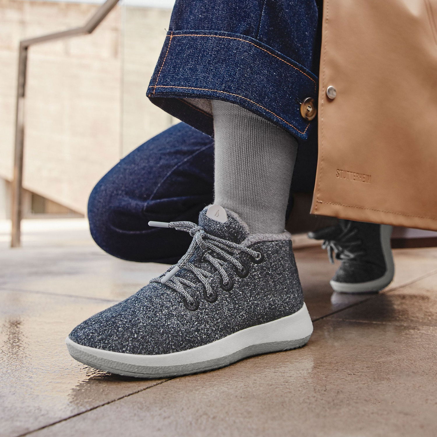 Кецове и обувки Allbirds Wool Runner-up Mizzles Тъмно синьо | 6712397496400, 1