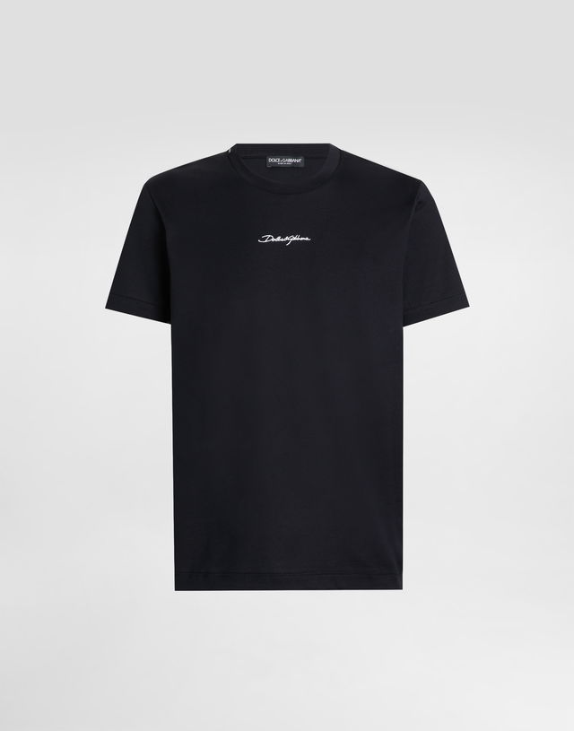 Dolce & Gabbana Cotton T-Shirt with Small Logo