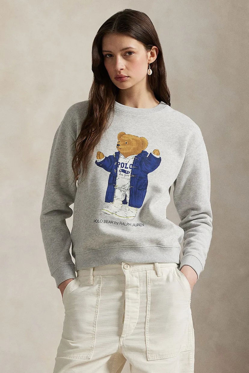 Суитчър Polo by Ralph Lauren Polo Ralph Lauren Bear Fleece Sweatshirt Сиво | 211972794