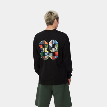 Тениска Carhartt WIP Machine 89 Graphic Long Sleeve T-Shirt Черно | I033674_9, 3