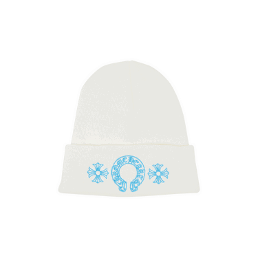 Шапка Chrome Hearts Miami Exclusive Horseshoe Beanie Бяло | 1383 100000702MEHB WTBL, 0