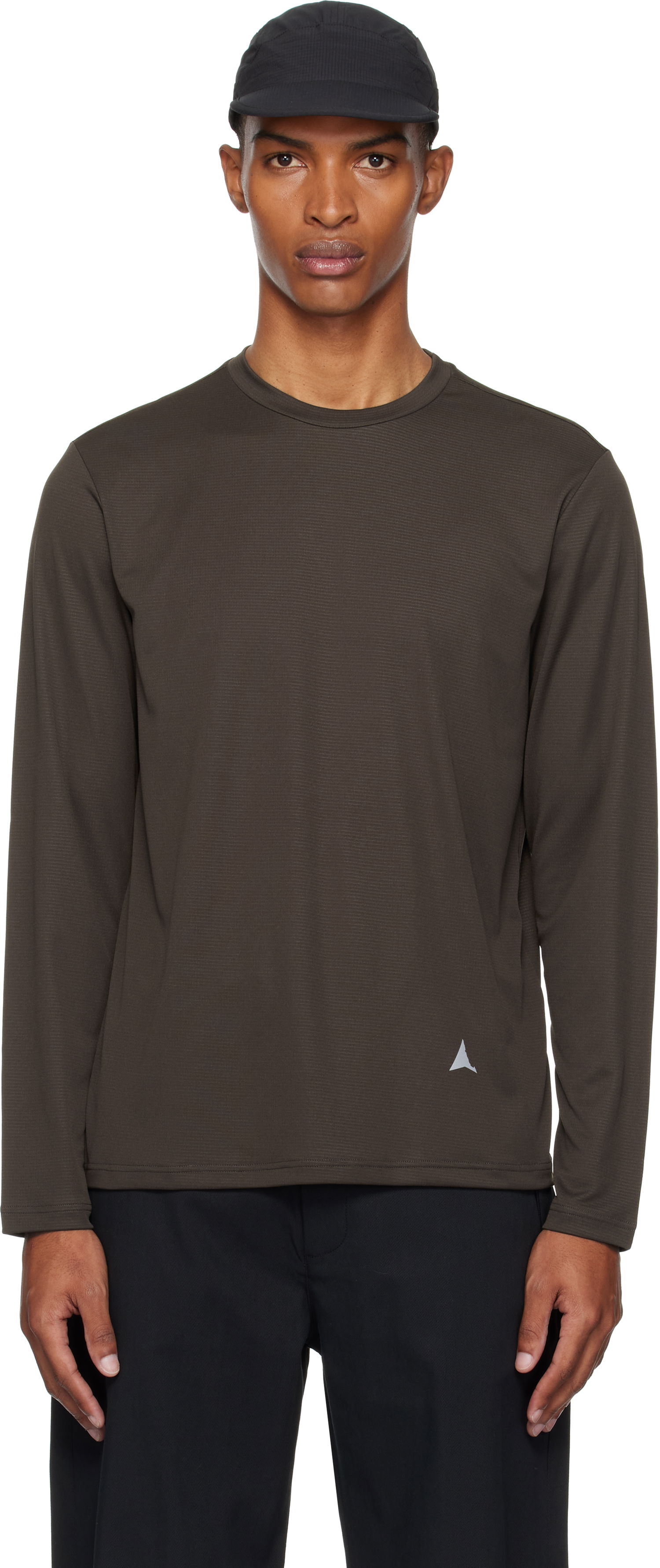 Тениска ROA Fireflies Long Sleeve T-shirt Кафяво | RBMW0388WO19, 0