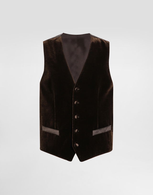 Dolce & Gabbana Smooth Velvet Vest