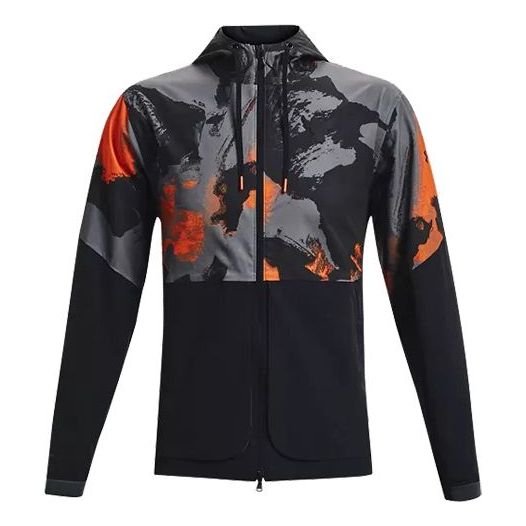 Суитчър Under Armour Project Rock Men's Printed Training Jacket Черно | 1362759-001