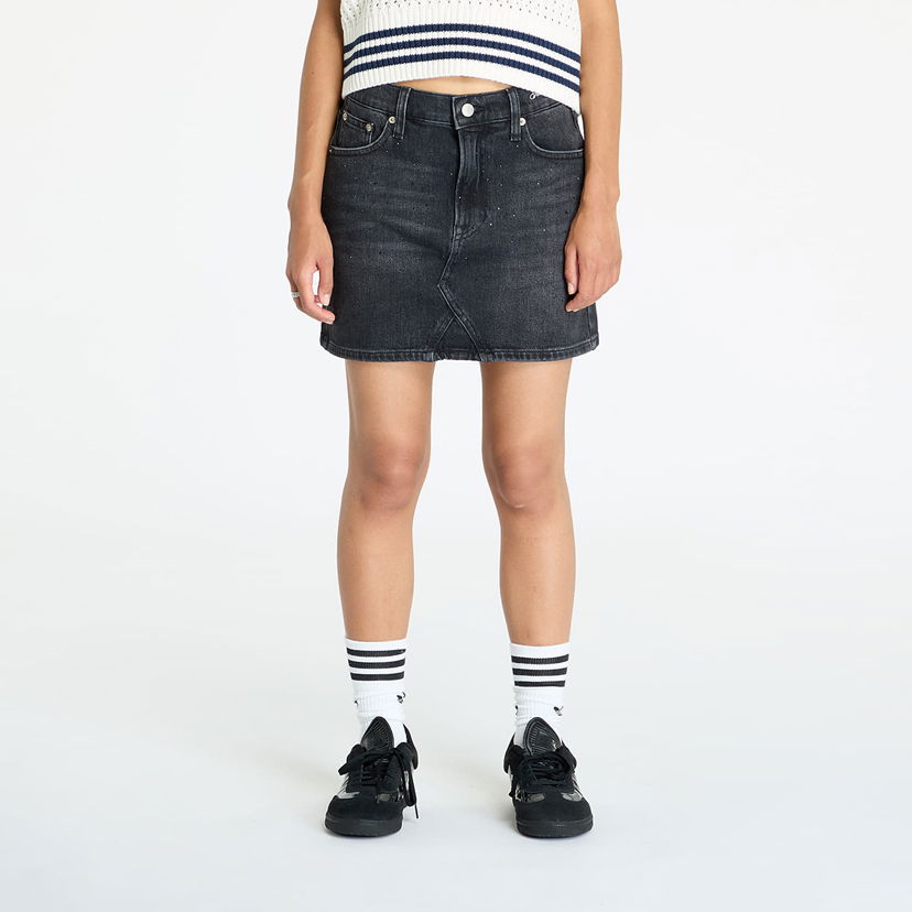 Пола Tommy Hilfiger Izzie Mini Skirt Denim Black Черно | DW0DW18948 1BZ