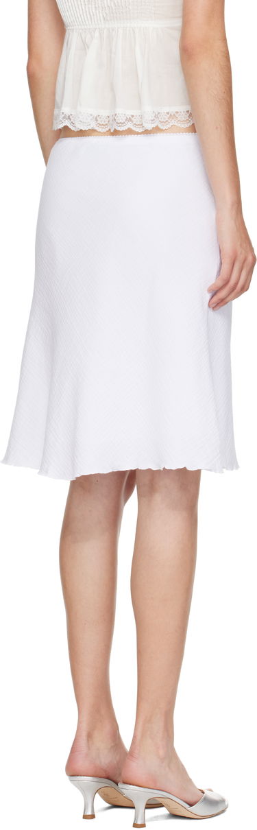 Пола GUIZIO Guizio Paloma Midi Skirt Бяло | P25338W157, 2