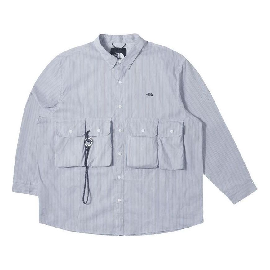 Риза The North Face Long Sleeve Stripe Shirt Синьо | NF0A885K-QHO, 0