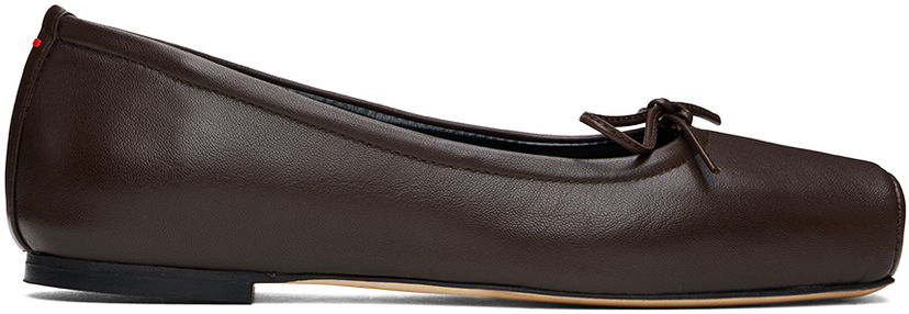 Облекло Aeyde Aeyde Gabriella Ballerina Flats Кафяво | A11-FL-GBRS08FL26-SS24-953-007