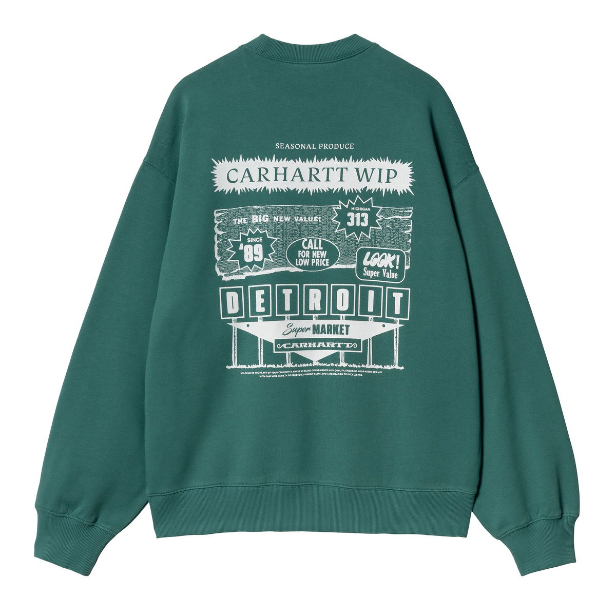 Пуловер Carhartt WIP Carhartt WIP Catalogue Sweatshirt Зелено | I034729_9, 1
