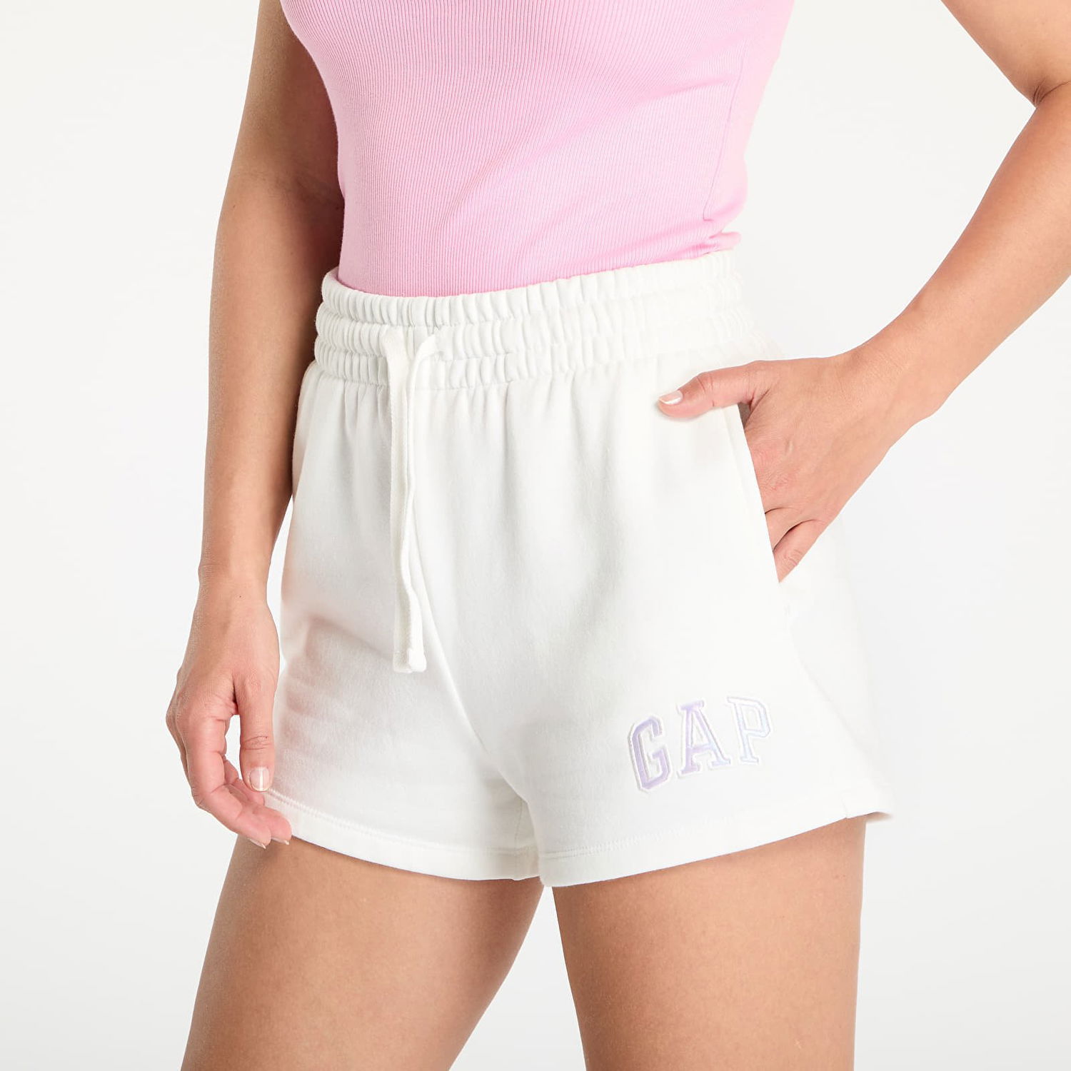 Къси панталони GAP GAP Logo Shorts Бяло | 769323-05, 1