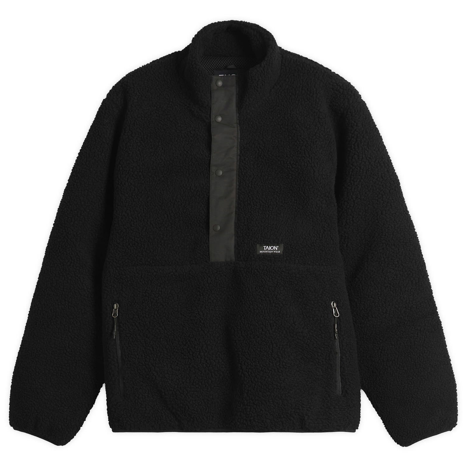 Яке TAION Pullover Boa Fleece Jacket Черно | TAION-102NDPBMT-BKBK, 0