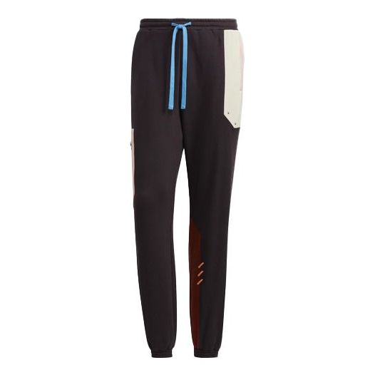 Спортни панталони adidas Originals Originals Series Contrast Stitch Drawstring Joggers Кафяво | HC0344