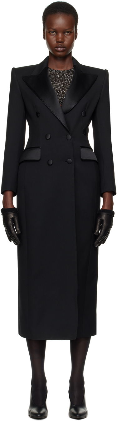 Тренчкот Dolce & Gabbana Dolce&Gabbana Double-Breasted Tuxedo Coat Черно | F0W2FT FU272, 0