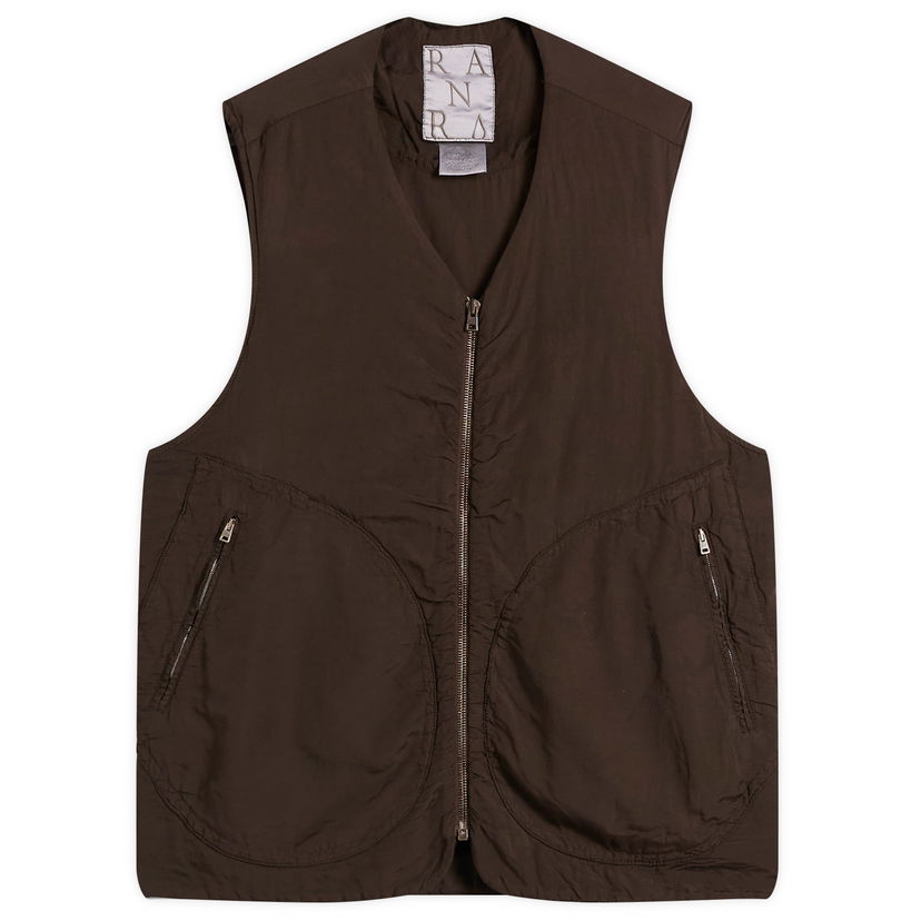 Жилетка Ranra Ranra Mill Viscose Cotton Vest, Size Large Кафяво | AMFW25VE01589-C701