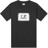 Тениска C.P. Company Label Logo T-Shirt Черно | 15CMTS042A-005100W-888, 1