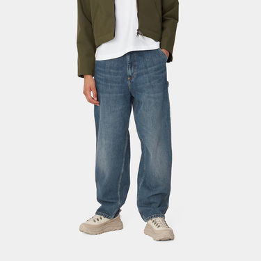Дънки Carhartt WIP Single Knee Loose Fit Jeans Синьо | I034225_8, 0
