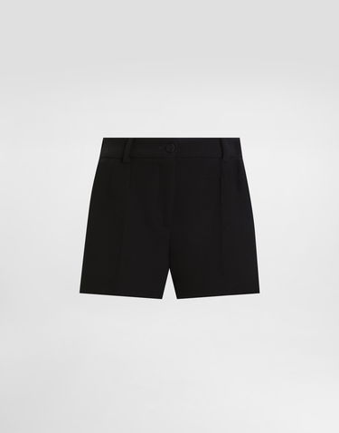 Къси панталони Dolce & Gabbana Dolce & Gabbana Wool Crepe Shorts Черно | FTDBHTFU2TZN0000, 0