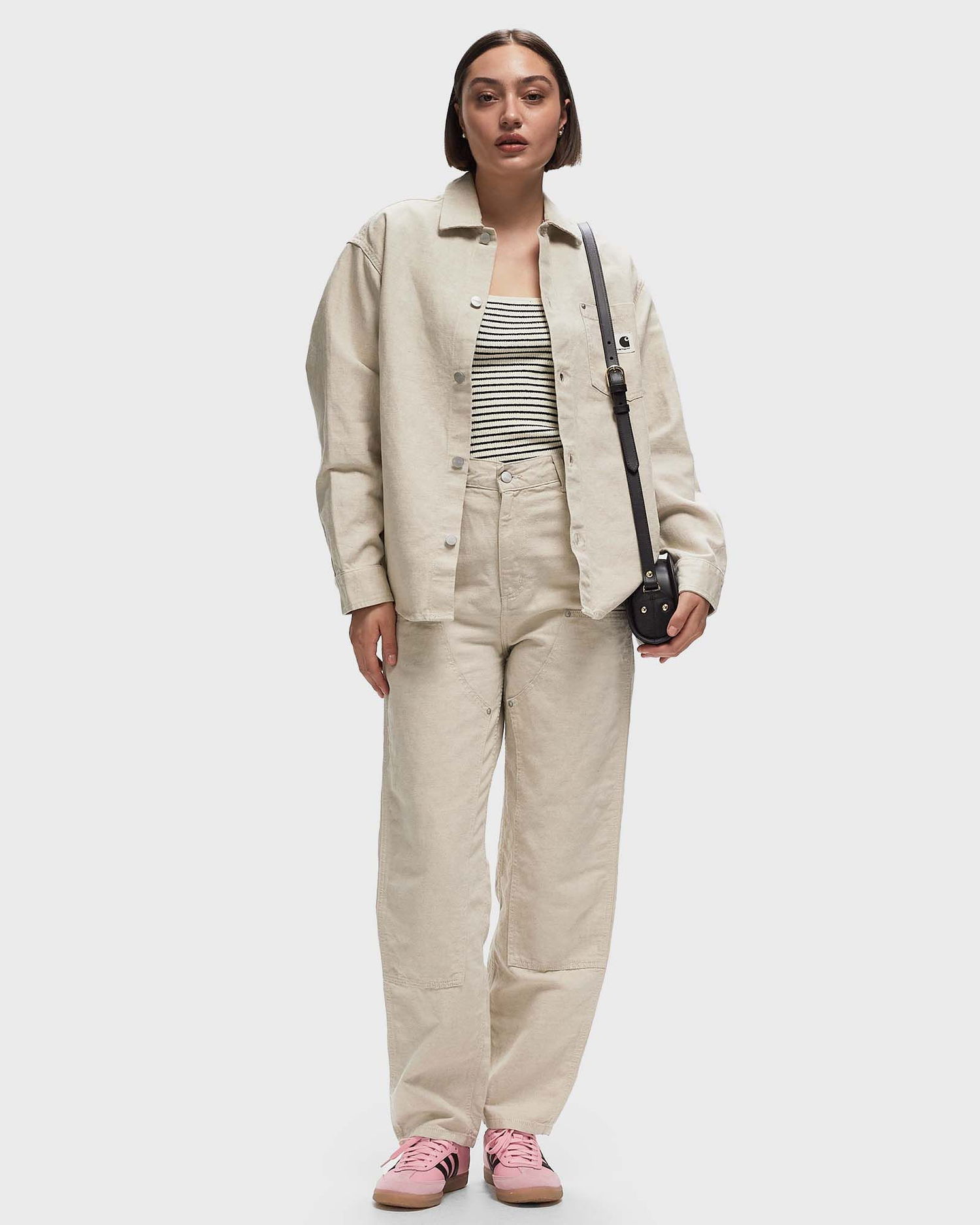 Панталони Carhartt WIP WMNS Ethel Double Knee Pant Бежово | I033573-05.02, 1