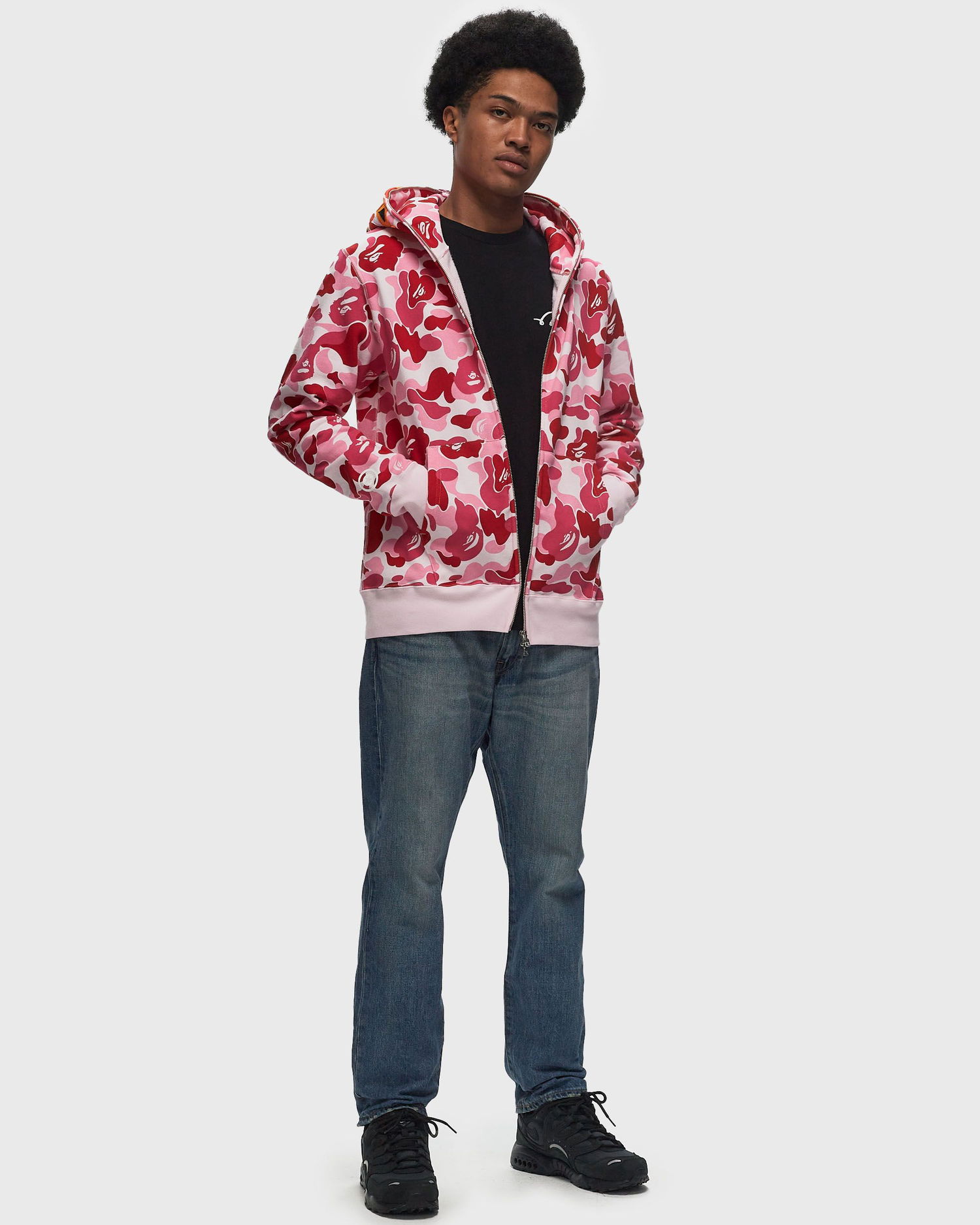 Дънки BAPE ONE POINT REGULAR FIT 13 OZ DENIM PANTS Jeans Синьо | 001DPK801006MLIG, 1