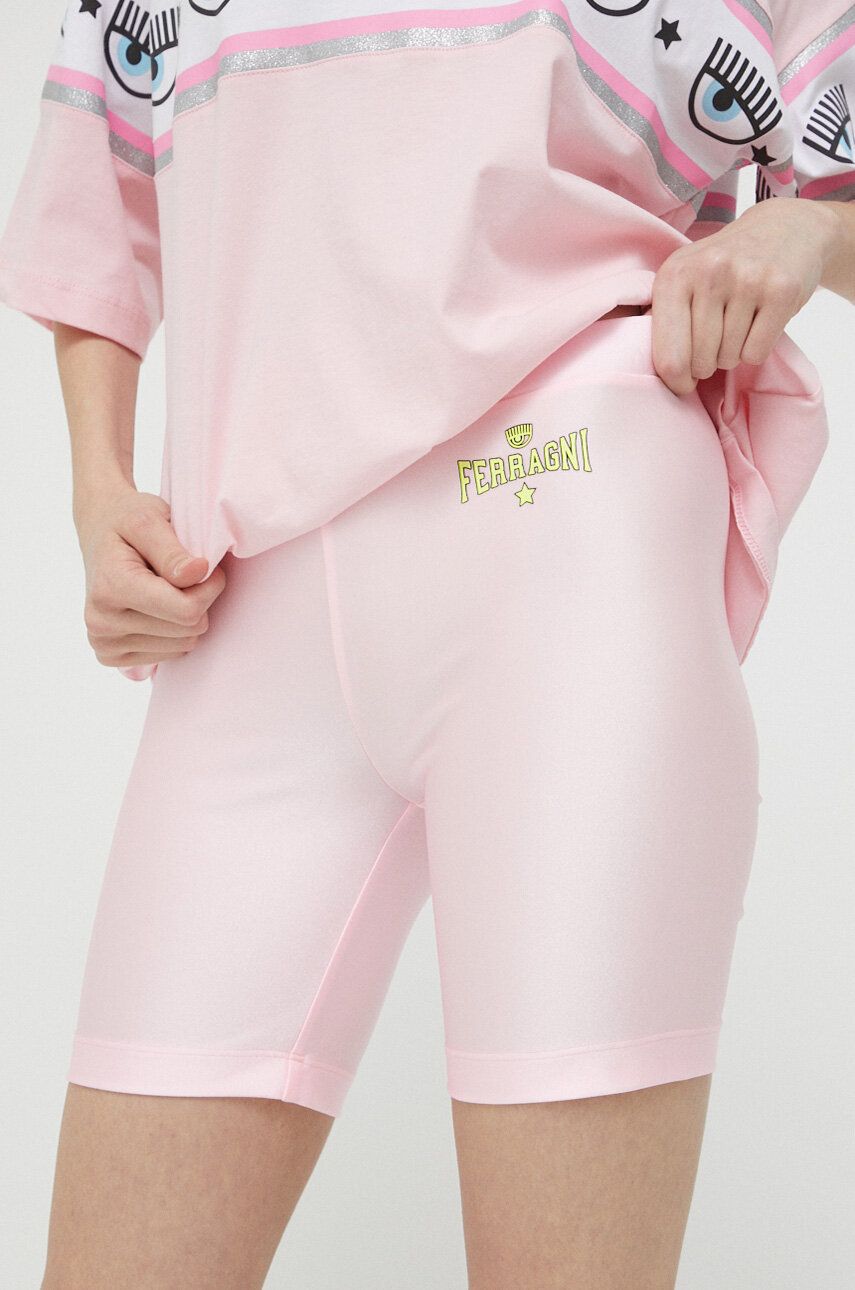 Къси панталони Chiara Ferragni Ferragni Stretch Shorts Розово | 74CBD163, 0