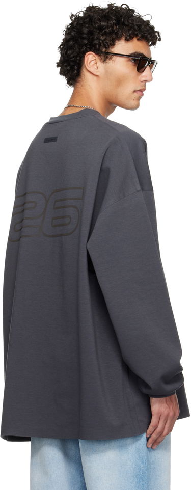 Тениска Fear of God ESSENTIALS Holiday 90s Long Sleeve T-shirt Сиво | 125HO254542F, 2