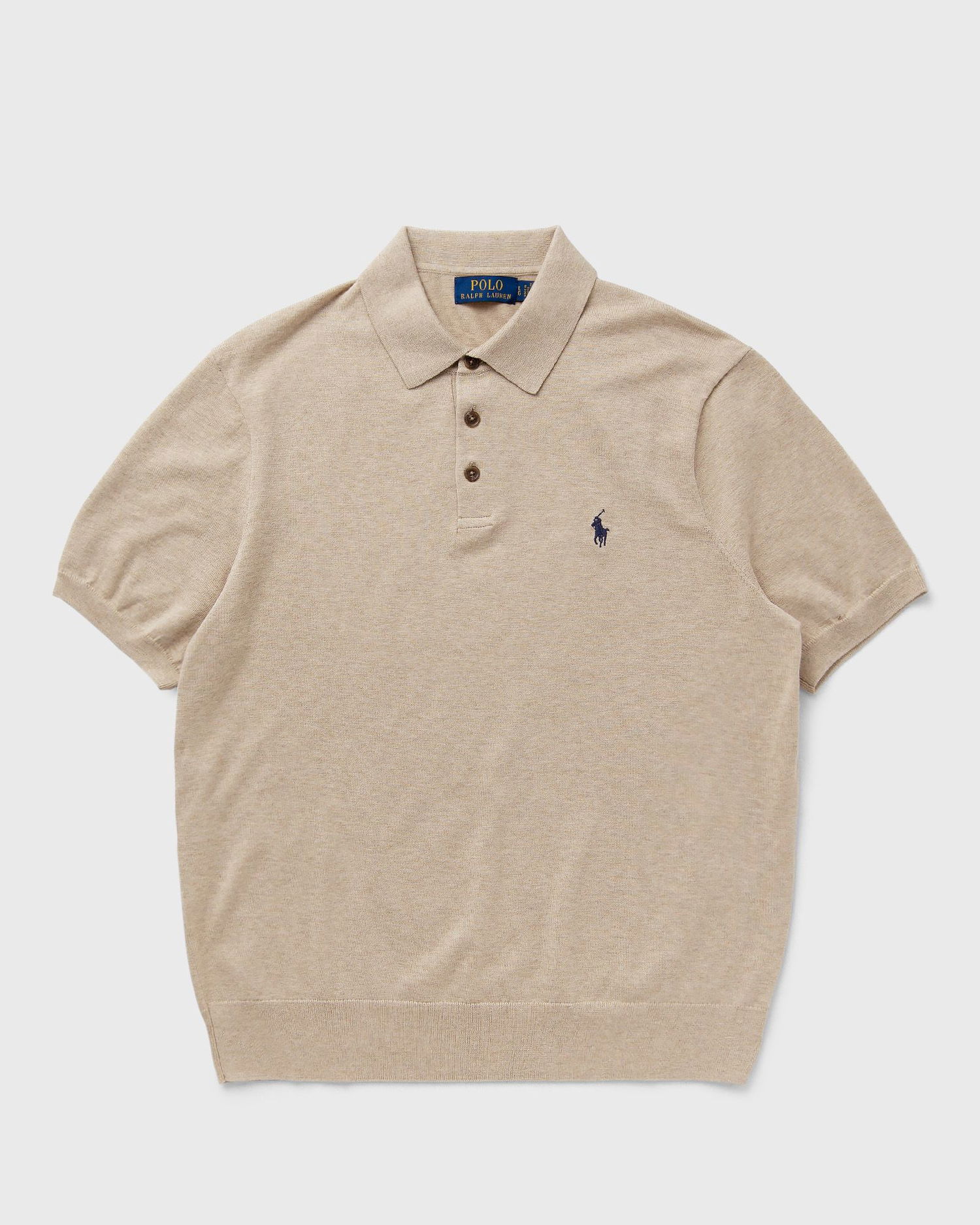 Поло тениска Polo by Ralph Lauren Polo Ralph Lauren Knit Polo Shirt Бежово | 710950158006, 1