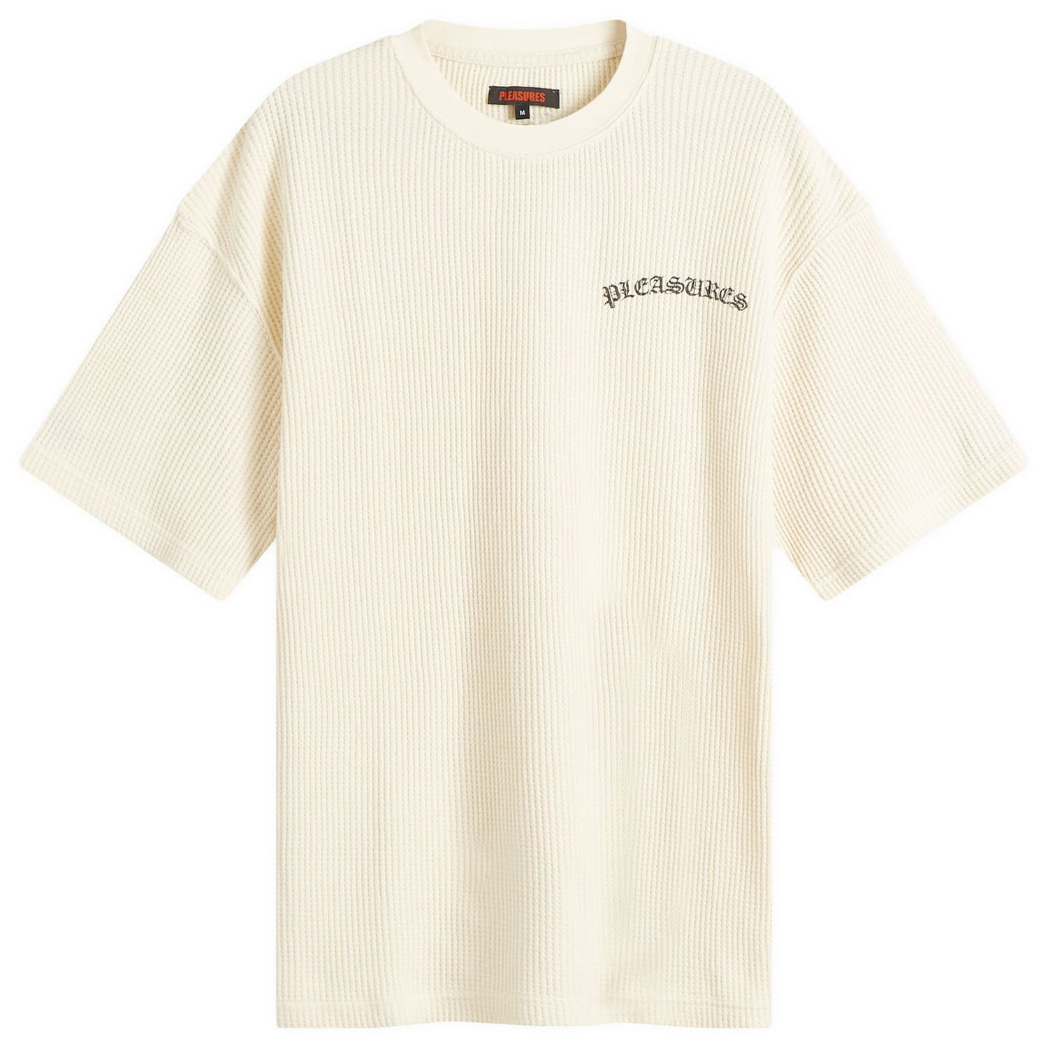 Тениска Pleasures Neural Waffle T-Shirt Бежово | P24F048-NAT, 0