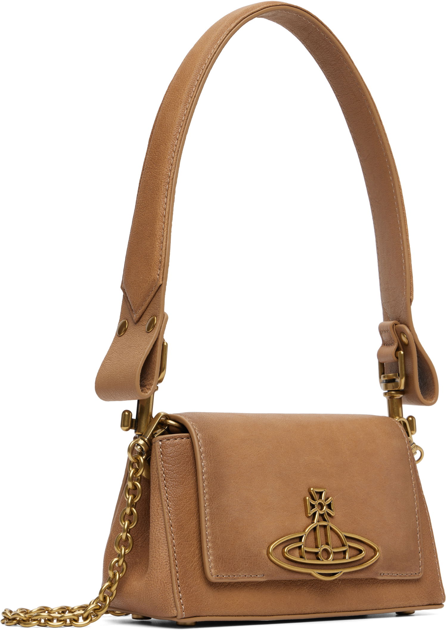 Чанта през рамо Vivienne Westwood Vivienne Westwood Hazel Small Shoulder Bag Бежово | 4603000IW-L00A8-, 1
