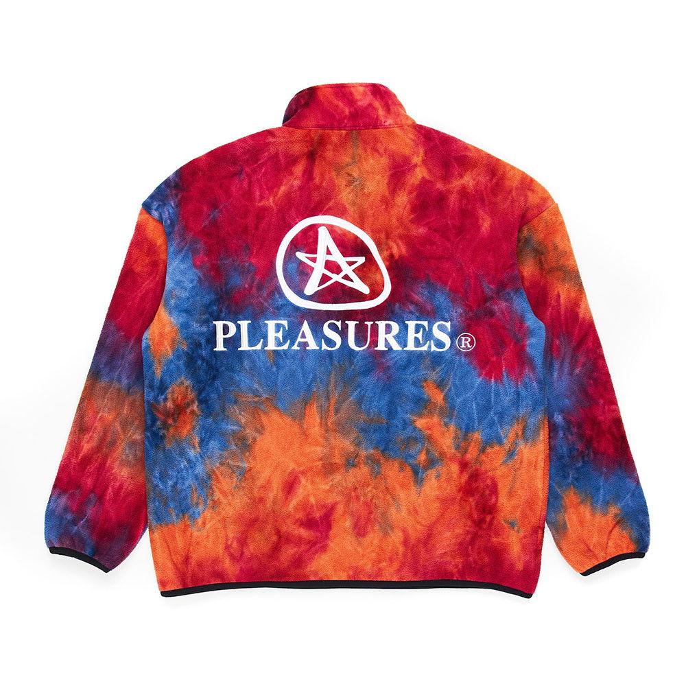 Суитчър Pleasures Orange Caffeine Polar Fleece Quarter Zip Sweatshirt Многоцветен | P21F011, 1
