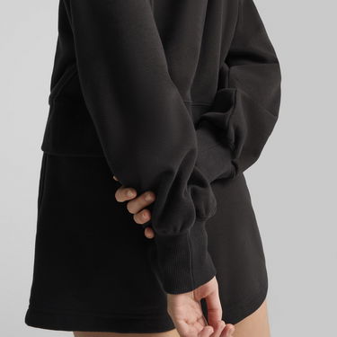 Суитчър Puma WARDROBE ESS Relaxed Cropped Hoodie Черно | 629746_01, 4