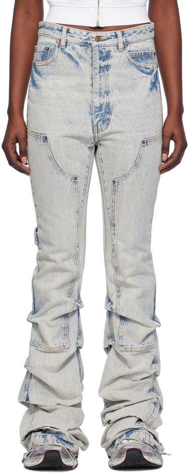 Дънки We11done We11done Wrinkled Denim Jeans Синьо | WD-DP0-24-338-W-IC, 0