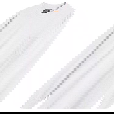 Тениска BEAMS Beams Plus Long Sleeve Pocket T-Shirt, Size Medium Бяло | 3814-0066-156-12, 0