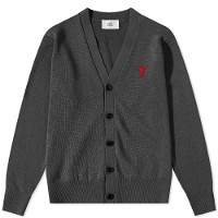 Small A Heart Cardigan Heather