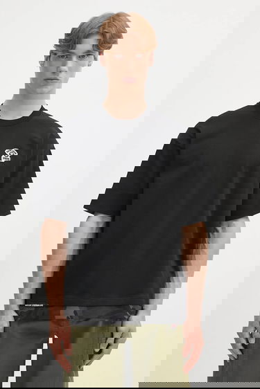 Тениска AAPE by A Bathing Ape Cotton Oversized T-shirt with Patch Fancy Main Черно | AAPTEM1652XXO, 0