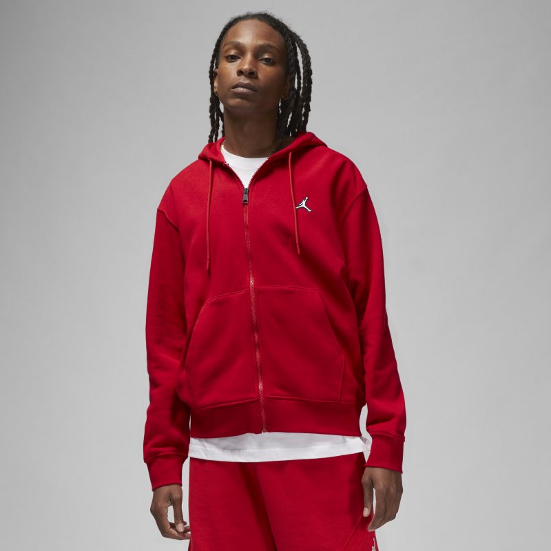 Суитчър Jordan Jordan Essentials Full-Zip Fleece Hoodie Червено | DQ7350-687