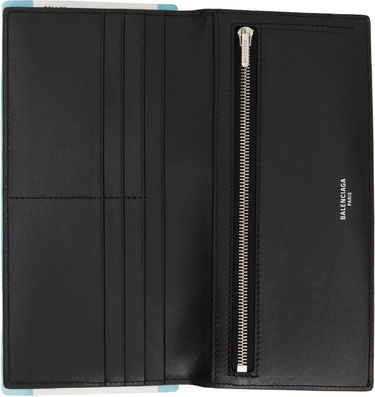 Портфейл Balenciaga Passport Long 1 Ticket Wallet Тъмно синьо | 7877742AA3R, 4