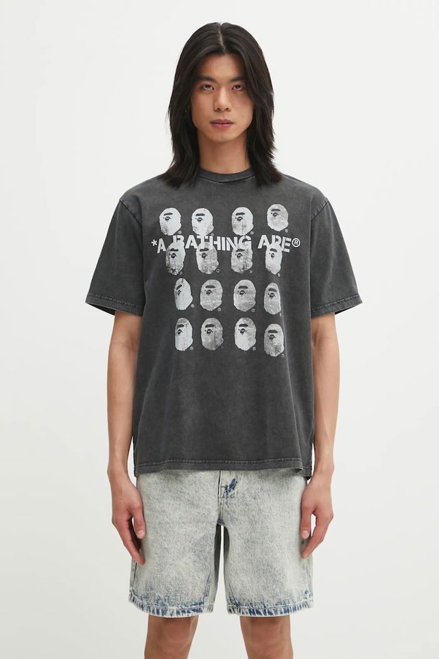 T-Shirt A Bathing Ape Garment Dye Logo